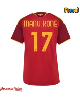 AS Roma Manu Kone #17 Tricou Fotbal Replică 2026-27 Femei Acasa